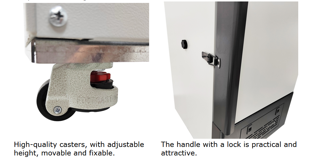 30L Ultra Low Temperature Storage Box Refrigerator Lab Cryogenic Freezer 110V -15℃ to -45℃ Range