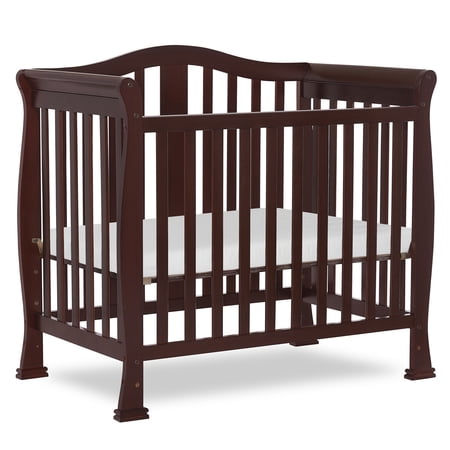 Dream On Me Naples 4-in-1 Convertible Mini Crib, Espresso