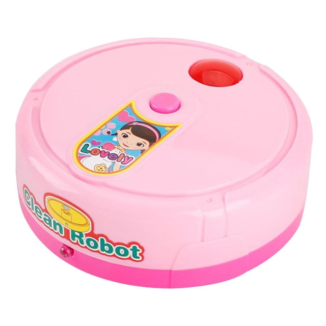 Pretend Vacuum Cleaner Toy Floor Sweeping with Lights Sounds pink