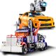thumbnail image 3 of Juguete de transformación modelo de coche King Kong robot Bumblebee dinosaurio cable de acero hecho a mano aleación niños niño, 3 of 5