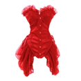 thumbnail image 6 of LILIYA Women Lace Corset Top, Overbust Bustier Shapewear with Shoulder Straps, Waist Cincher Bodysuit for Halloween Party, Gothic Style Corset with Lace Up Back, 6 of 6