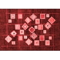 thumbnail image 1 of Ahgly Company Machine Washable Indoor Rectangle Oriental Red Modern Area Rugs, 3' x 5', 1 of 4