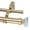 Royal Gold, variant on 1-Inch Diameter Double Curtain Rod Set, 28–48 Inch Adjustable, Cut Crystal Finials, Royal Gold