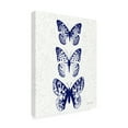thumbnail image 2 of Canvas Wall Art - Jean Plout 'Indigo Butterfly Study A' Wall Art for Living Room, Bedroom, or Office Décor by Trademark Fine Art - 14 x 19 Inches, 2 of 4