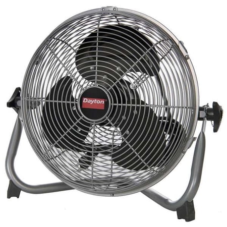 Dayton Floor Fan,1430/1320/1200 RPM 61LD81