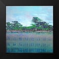 thumbnail image 2 of Olga 15x15 Black Modern Framed Museum Art Print Titled - Tropics 1, 2 of 5