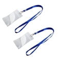 thumbnail image 1 of Unique Bargains Porte-Carte d'Identité avec Sangle de Cou Bleue, Lot de 2, 1 of 1