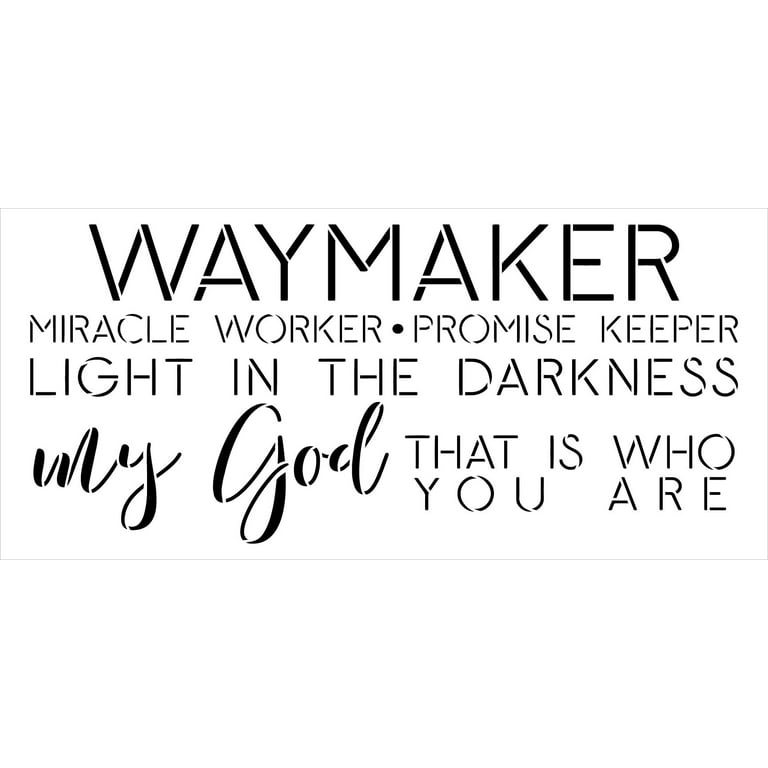 Way maker - Lyrics