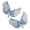 B, variant on Unique Angelic Hair Clip Ornament Beautiful Angel Wing Hair Accessory Heart/Bowknot Hair Clip for Fashion Enthusiasts