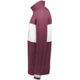 thumbnail image 3 of Holloway Sportswear S All-American Pullover Maroon Heather/White 229565, 3 of 5