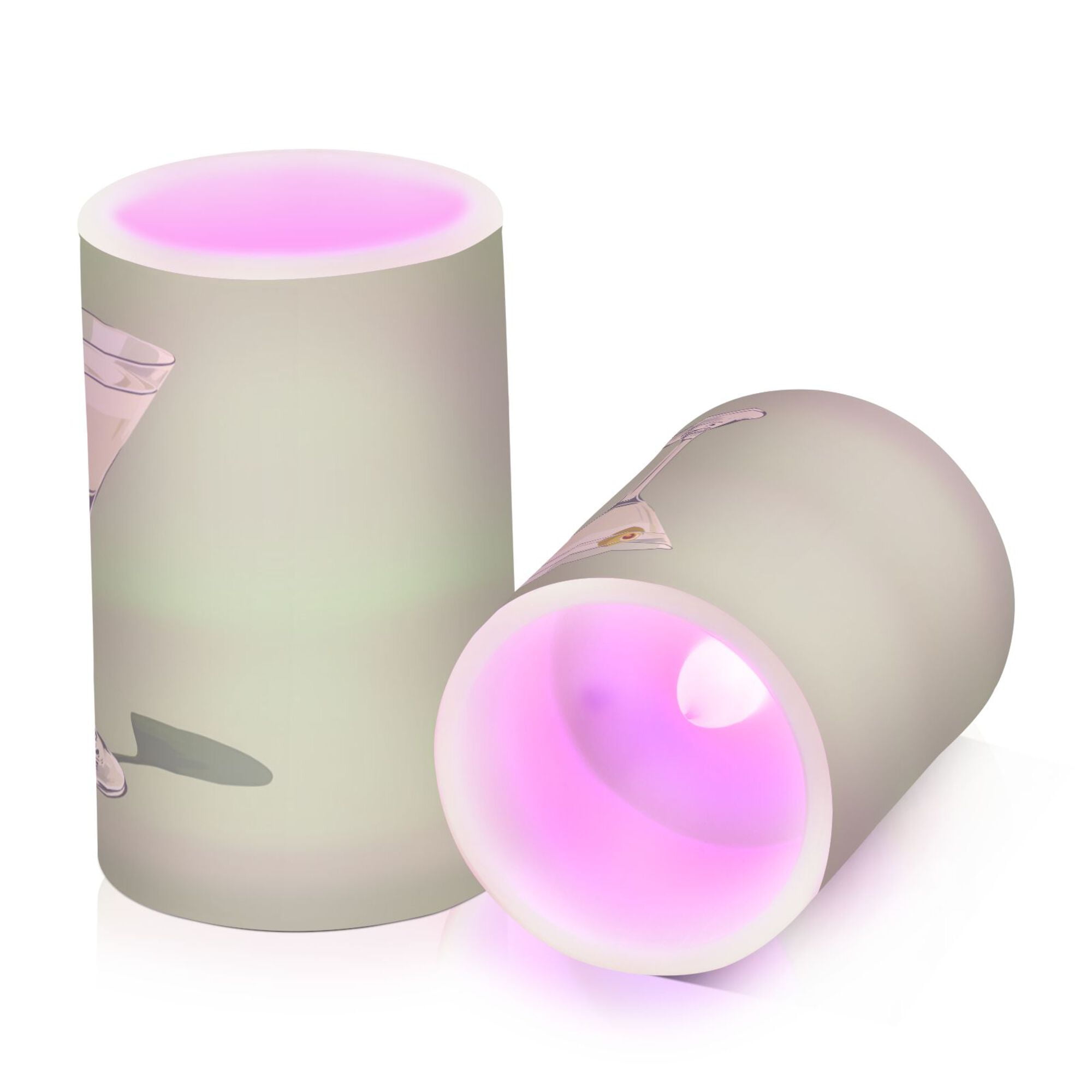 Yayeee Flameless Candles with Remote Flickering Battery Operated Multi Color Changing, Colorful Circles