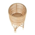 thumbnail image 2 of Kouboo Rattan Indoor Plant Stand, Rattan Modern Plant Stands for Living Room Balcony and Garden, Medium, Natural, 2 of 5