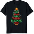 thumbnail image 2 of 100% Cotton No Cap Bruh Merry Skibidi Rizzmas 2025 Christmas Tree Holiday T-Shirt For Women And Men Funny Xmas Shirt, 2 of 5