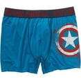 thumbnail image 1 of Captain America Distressed Shield Underwear Boxers Briefs-3XLarge (48-50), 1 of 3