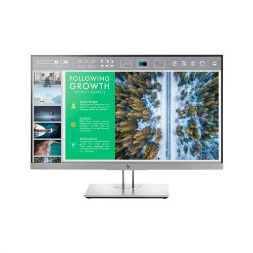 HP EliteDisplay E243 23.8 Inch IPS LED Backlit Monitor Silver 