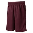 thumbnail image 5 of Sport-Tek Youth PosiCharge Classic Mesh Short-L (Maroon), 5 of 6