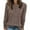 Khaki, variant on Horkkom Womens Tops Long Sleeve Lightweight Shirts Fall Fashion 2024 Trendy Tops Crewneck Casual Knit Basic Shirts, Gifts for Women