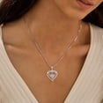 thumbnail image 3 of Beautlace 925 Sterling Silver Cross Necklace,June Birthstone Heart Pendant Necklace Jewelry Birthday Christmas Valentines Gifts for Women Mom, 3 of 12