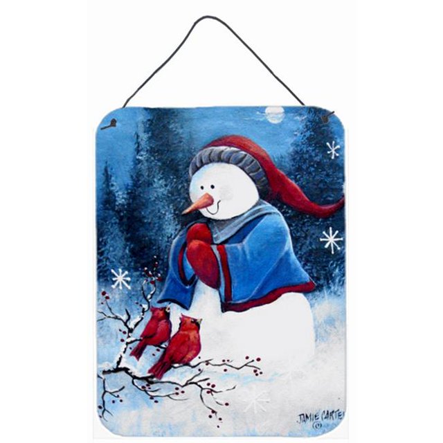 Hello Winter Friends Snowman Wall and Door Hanging Prints