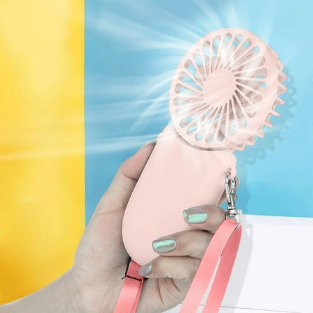 

karymi School Supplies Portable Folding Fan With 1200mAh Battery Versatile For Handheld/neck Hanging/desktop Use Silent Design Comfortable And Power-saving School Supplies Weekly Deals