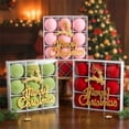 thumbnail image 6 of Velvet Christmas Deer Ornament Set, 9 Pieces 6cm in Gift Box, Festive Tree Decor for Holiday, 6 of 9