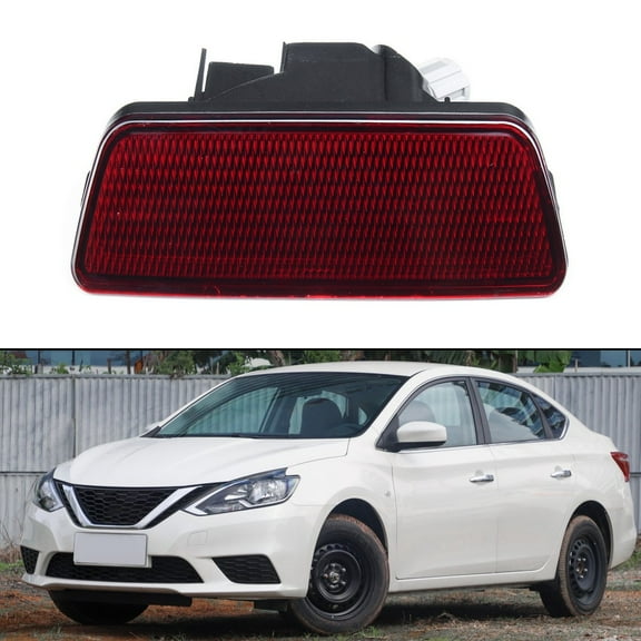 Coconut Ok Lamp Fog Light Fitment Fog Lamp Center for Nissan for Rogue Red Rear Reflector 2014 2015 2016 Bumper High Quality