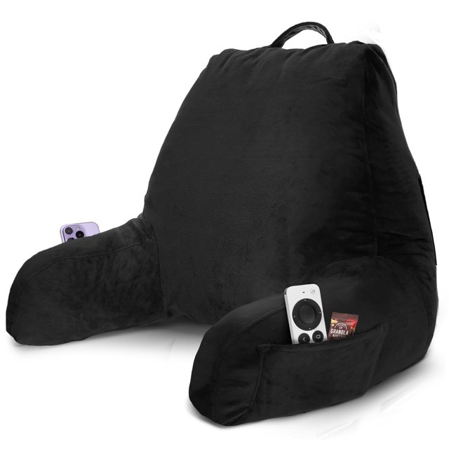 Almohada de Lectura Almohada para Cama Estándar, Almohada de Espalda para Sentarse en la Cama, Almohada Silla de Memory Foam Triturado y Almohadas para Descanso en Cama, Turquesa