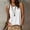 *White, variant on ClodeEU Women's Round Neck Cross Back Cutout Sleeveless Asymmetrical Tank Top,Casual Blouse with High Low Hem Pink,Women's Plus L