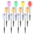 thumbnail image 1 of Lampe Solaire de Jardin Extérieure en Acier Inoxydable Décorative, 1 of 10