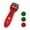 Red A, variant on Green A Kids Christmas Themed Projector Flashlight Toy 24 Patterns Slide Show For Toddlers Holiday Night Fun Party Activity Decoration