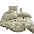 thumbnail image 5 of 2024 nueva ropa de cama de algodón puro juego de cuatro piezas sábana de algodón puro funda de edredón sábana de cama estilo ins simple juego de cuatro piezas 3, 5 of 5