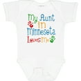 thumbnail image 3 of Inktastic My Aunt in Minnesota Loves Me Boys or Girls Baby Bodysuit, 3 of 5