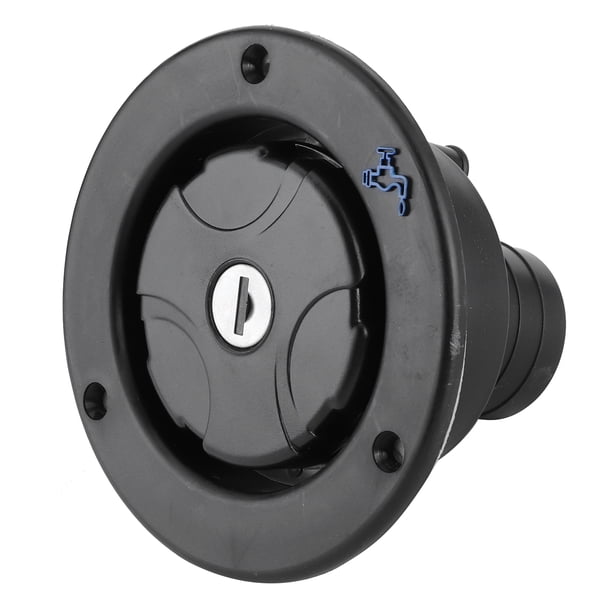 Tapón De Llenado De Entrada De Agua Con Diseño De Orificios De Ventilación Entrada De Agua Para Caravana Diseño De 75 Grados Para Remolque De Autocaravana Y Yate De Caravana ANGGREK Otros Vehículos