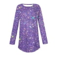 thumbnail image 5 of FAIWAD FAIWAD Long Sleeve Tunic Tops for Womens Round Neck Trendy Lightweight Plus Size Pullover Tops, 5 of 5