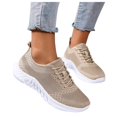 thumbnail image 5 of Linfrsh Women's Go Run Consistent Specie Lace-Up Trail Running Sneaker Casual Shoes Khaki,7.5, 5 of 9