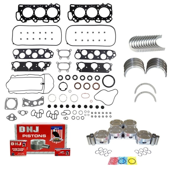 DNJ EK287 Engine Rebuild Kit Fits Cars & Trucks 2005-2007 Honda Accord 3.0L SOHC V6 24V 2997cc JNA1