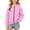 Pink, variant on fatyb Fashion Hoodies for Boys Girls Full Zip up Sweatshirt Kids Comfortable Hooded Jacket with Pockets