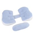 thumbnail image 1 of Pregnancy Sleeping Wedge Pillow, Crafted From Quality Polyester Fiber, U Shape Delivers Unparalleled Comfort, Belly Support, Full Body Pillow for Side Sleeping with Removable, 1 of 7
