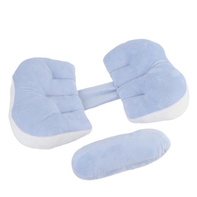 Pregnancy Sleeping Wedge Pillow, Crafted From Quality Polyester Fiber, U Shape Delivers Unparalleled Comfort, Belly Support, Full Body Pillow for Side Sleeping with Removable