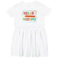 thumbnail image 3 of Inktastic Hello Preschool 1st Day of School Girls Toddler Dress, 3 of 5