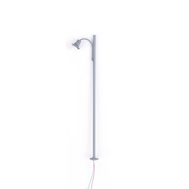 Inteprter Modelos de lámpara, luces de ferrocarril, usable, ligero, DIY, juguete, lámparas de patio, decoración, accesorios de construcción, paisaje Artesanía A gris (luz blanca) Inteprter HA075998-01