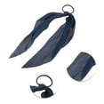 thumbnail image 3 of Unique Bargains 1 Pc Solid Triangle Ribbon Hair Elastic Band Navy Blue, 3 of 5