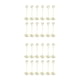thumbnail image 4 of Methold 12 piezas Perfectas para su próxima cena con nuestros elegantes tarjeteros Coloque los tarjeteros de números Asequible oro 2.0*220mm 2Conjunto, 4 of 6
