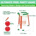thumbnail image 2 of JBee Ctrl Floating Inflatable Poolside Basketball System, 2 of 7