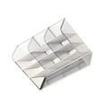 thumbnail image 1 of Baohd Pencil Holder Desktop Pen Storage Rack Stainless Steel Stationery Organizer Type A Silver 1Set, 1 of 6