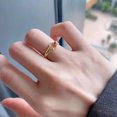 thumbnail image 6 of L.YY Twisted Rope Gold Rings, Gold, 6 of 7