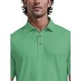 thumbnail image 4 of Ben Hogan Men's & Big Men's Performance Solid Polo Shirt with Short Sleeves, Sizes S-5XL, 4 of 7