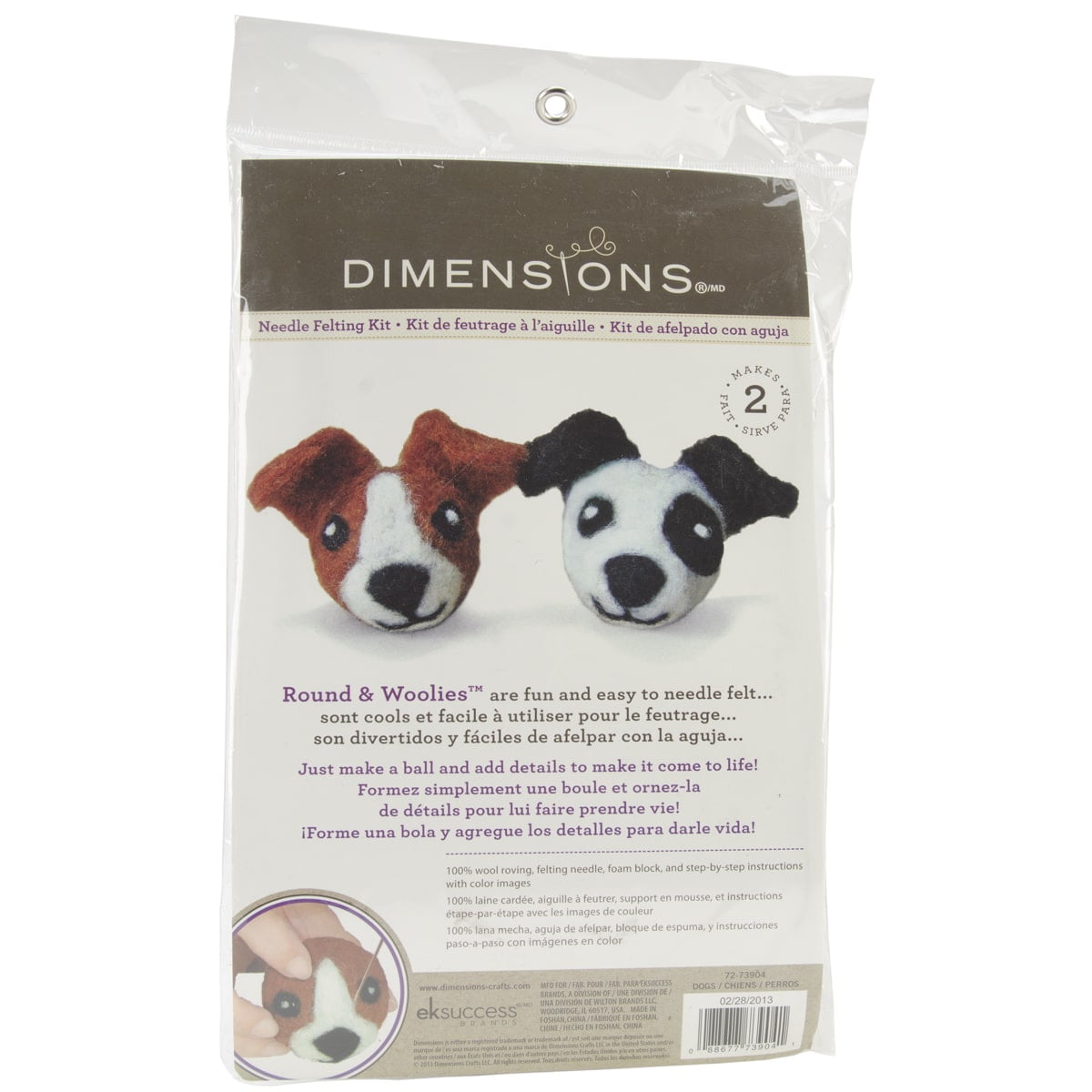 Dogs Needle Felting Kit 7273904 Dimensions Crafts Dimensions