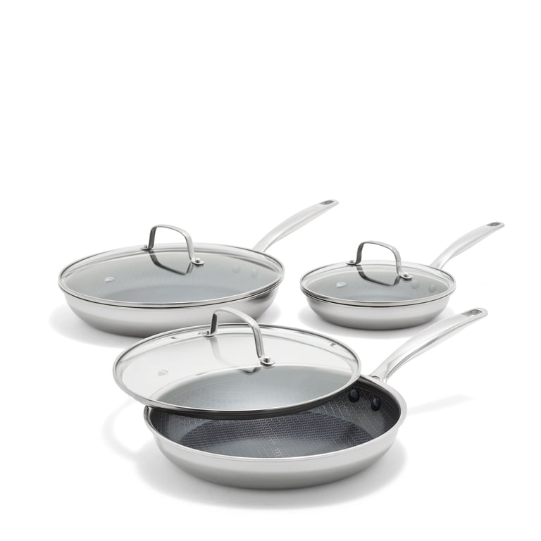 Blue Diamond Diamond Bond 6-Piece Hybrid Nonstick Fry Set photo 1