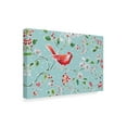 thumbnail image 2 of Trademark Fine Art 'Holiday Wings I Blue' Canvas Art by Daphne Brissonnet, 2 of 3